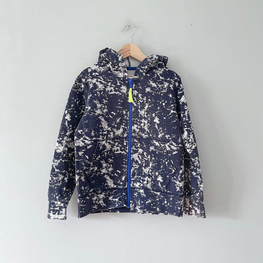 Crewcuts / Navy zip up hoodie / 6-7Y