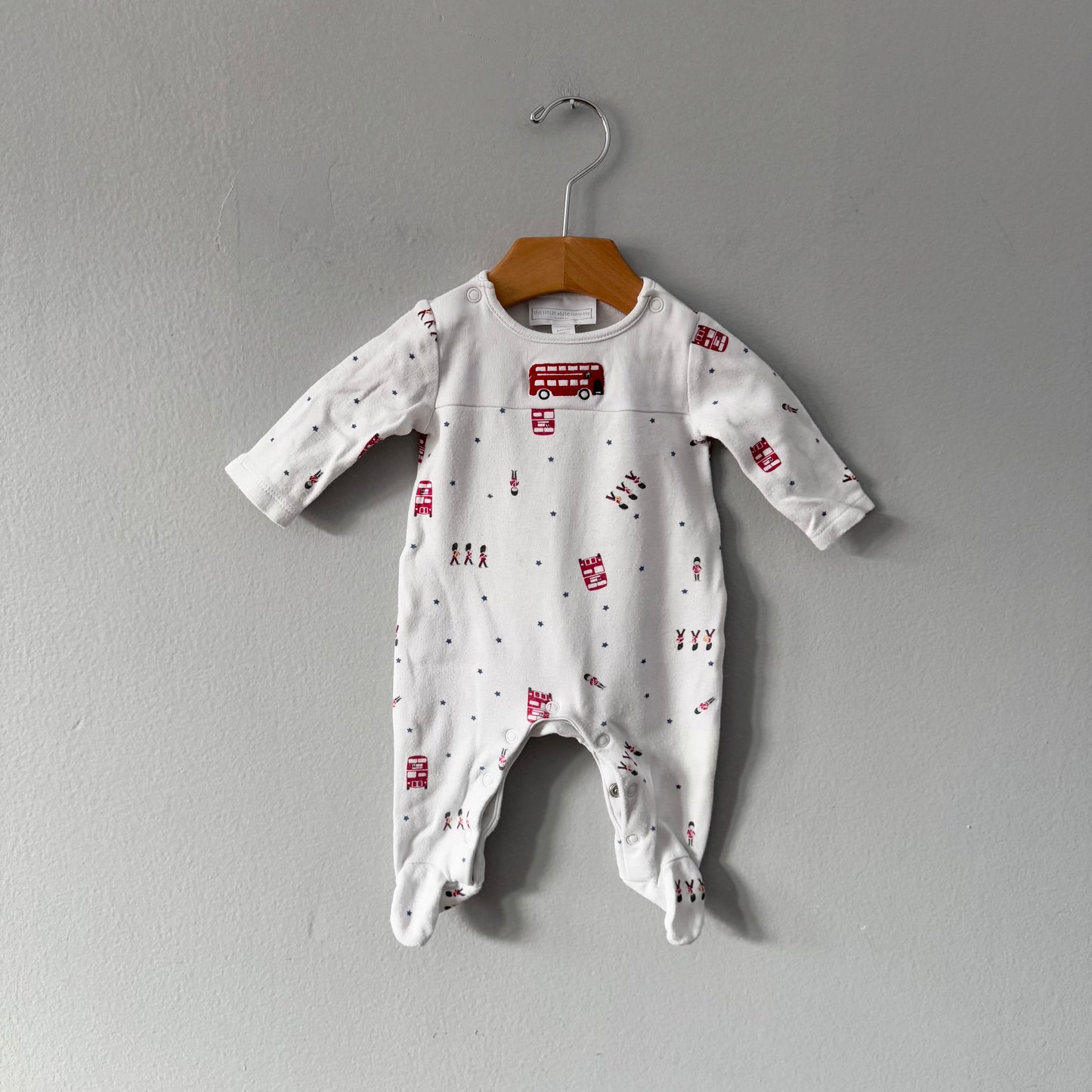 The little white company / London romper / NB