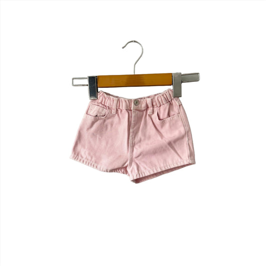 Zara / Light pink denim shorts / 9-12M