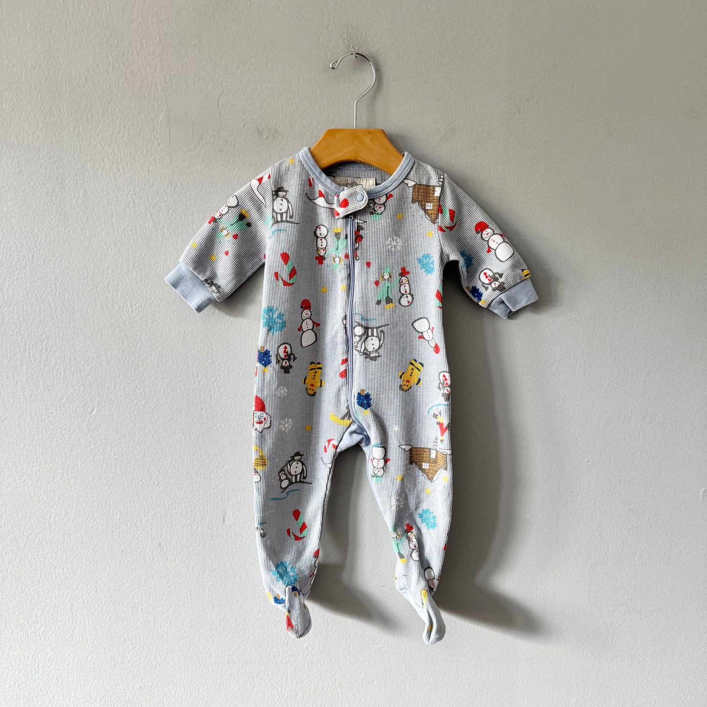 Arborist / Holiday waffle romper / 0-6M