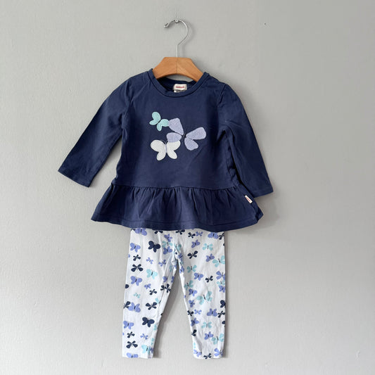 Catmini / Long sleeve x leggings set / 18M