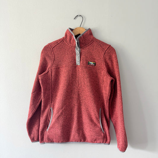 LL Bean / Orange fleece top / Mens S