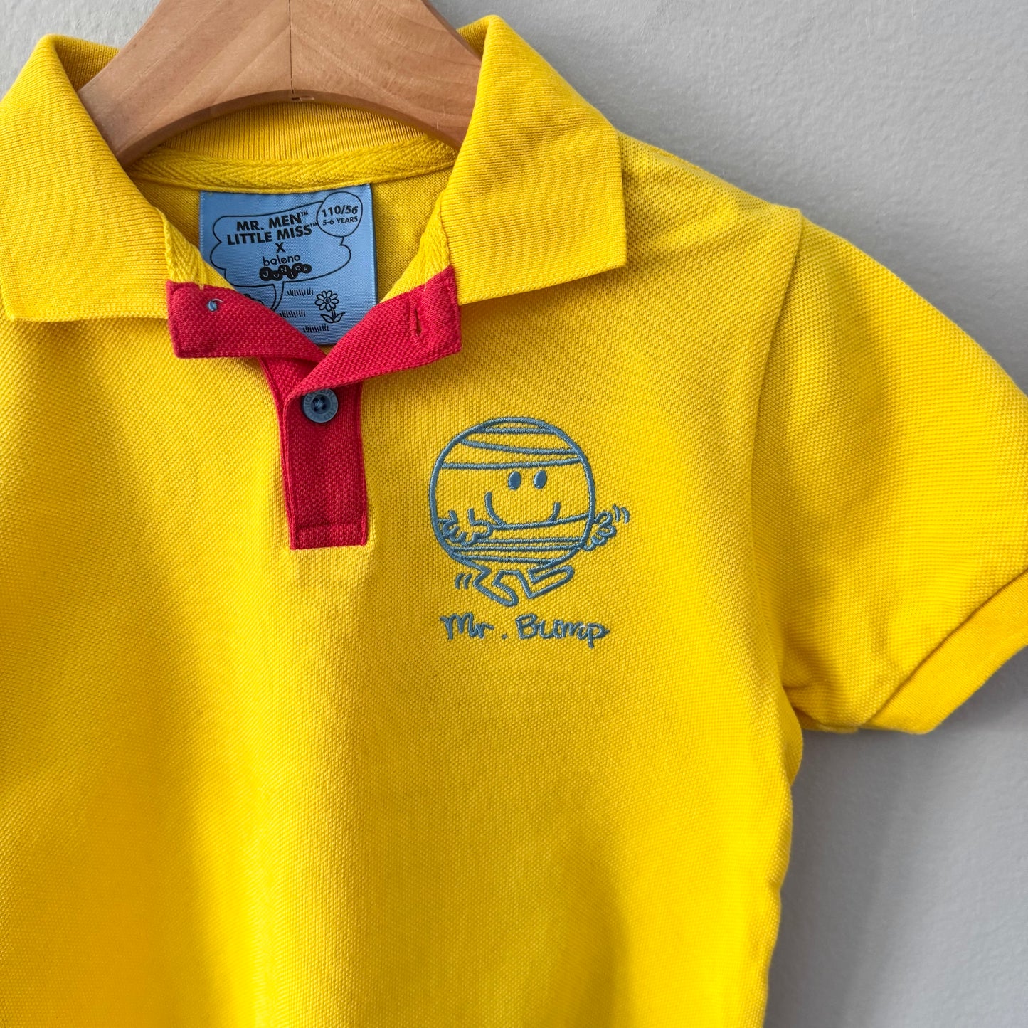 Monsieur Madame / Polo jaune / 5-6 ans