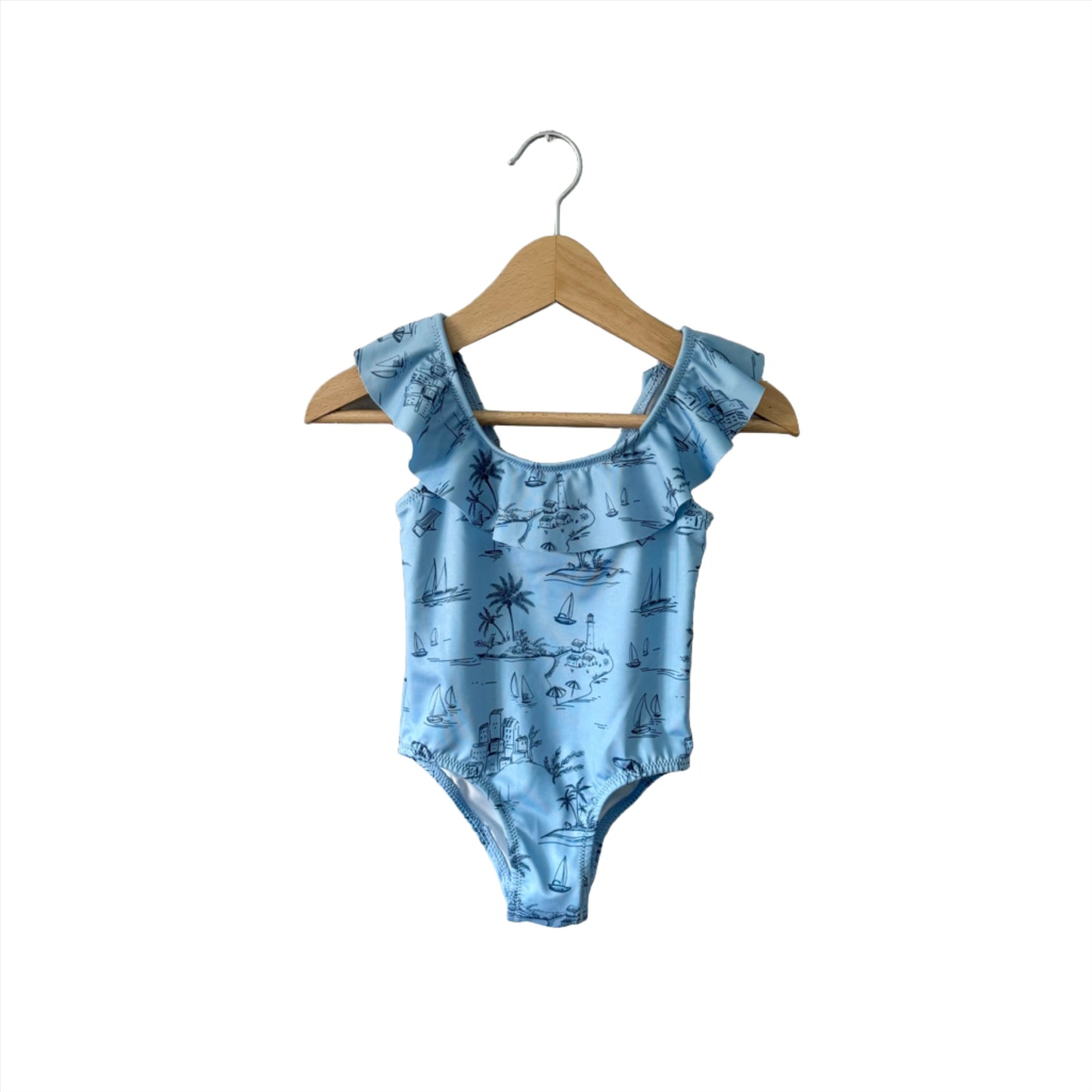 Zara / Blue swimsuit / 6-12M