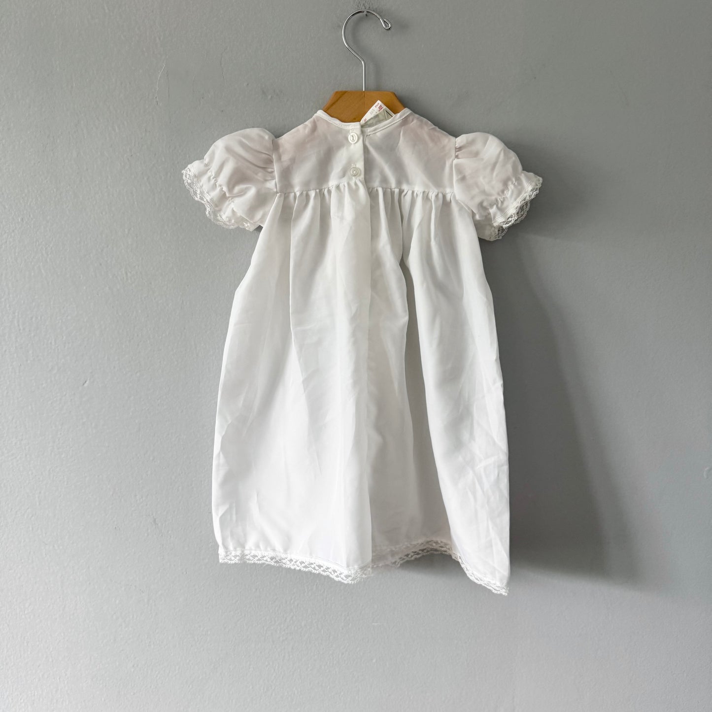 Vintage / Sear's white dress / 14lbs