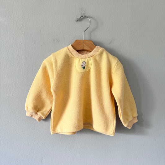 No brand / Light yellow knit top / 2T
