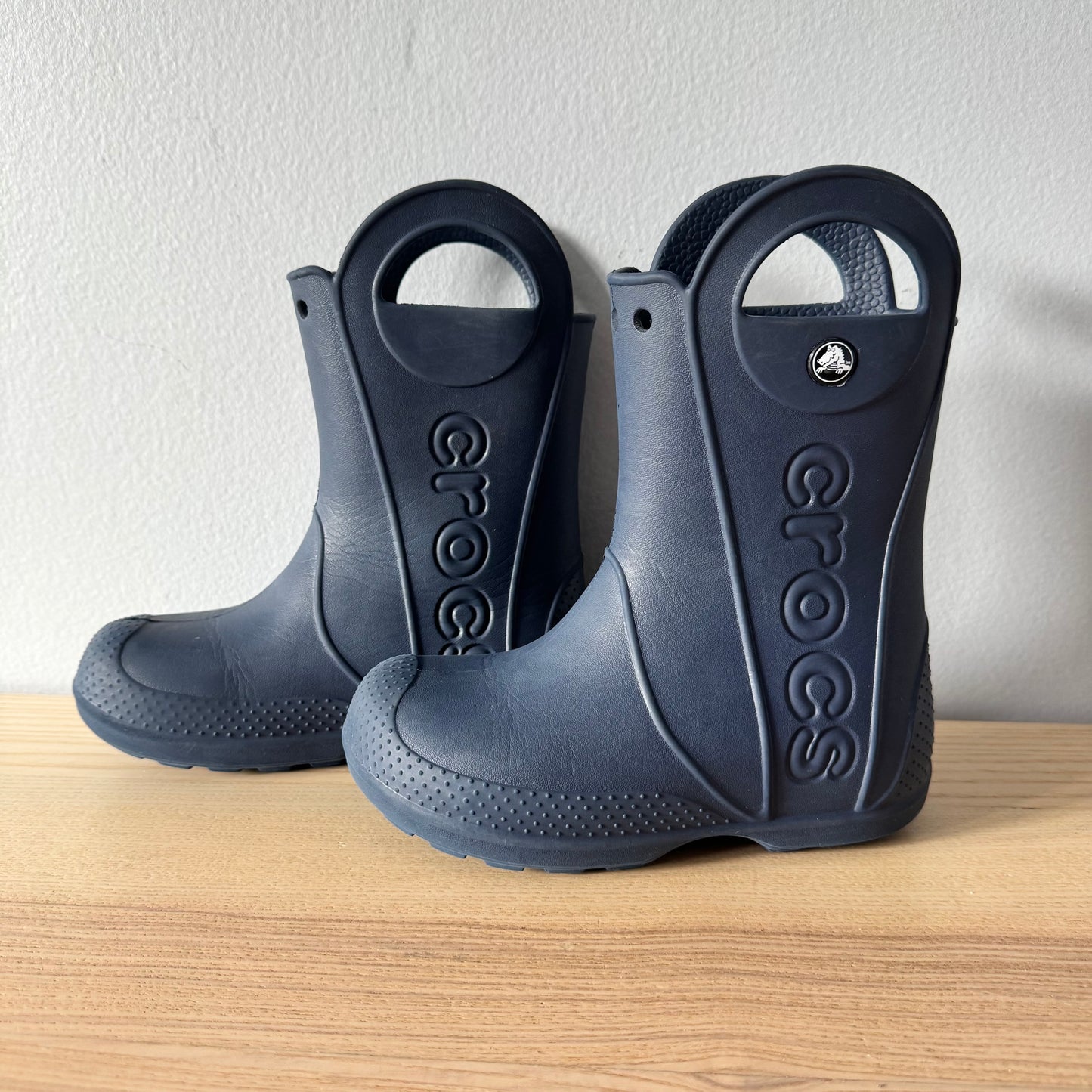 Crocs / Navy rain boots / US12