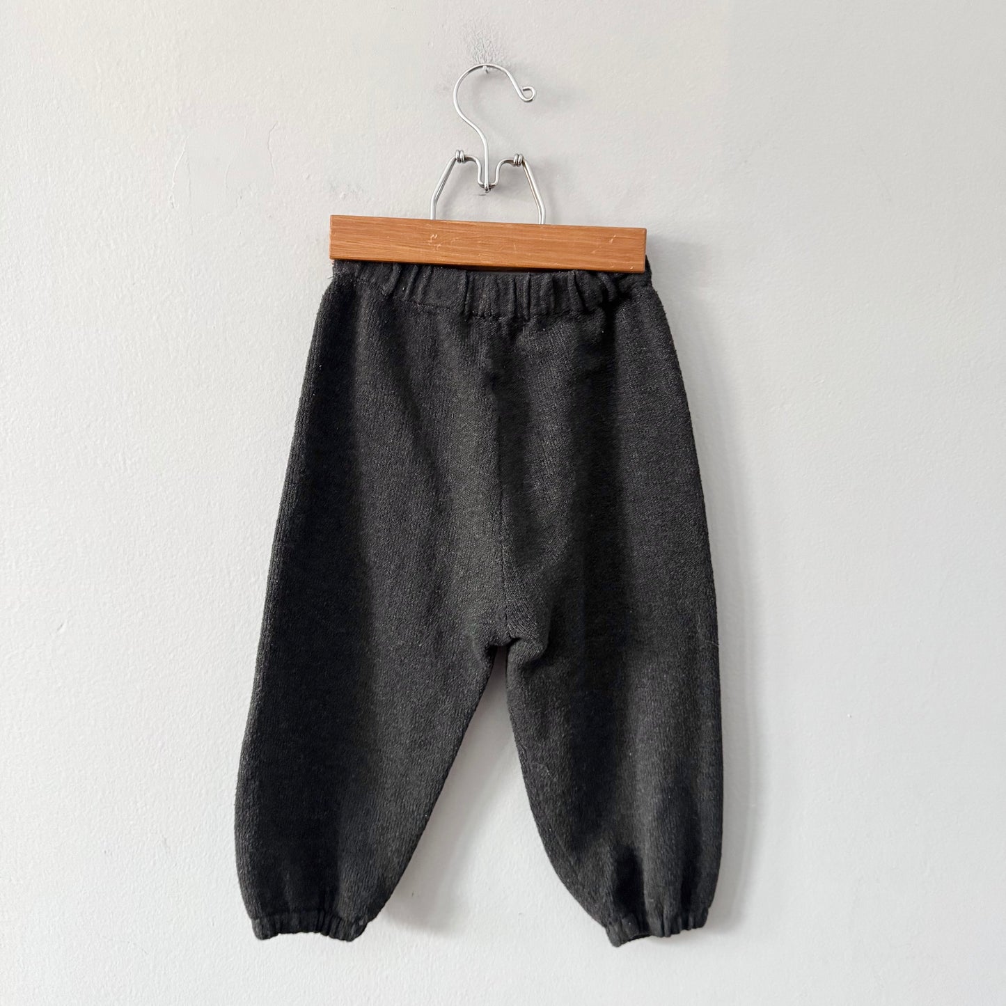 Zara / Charcoal grey knit pants / 3-4Y