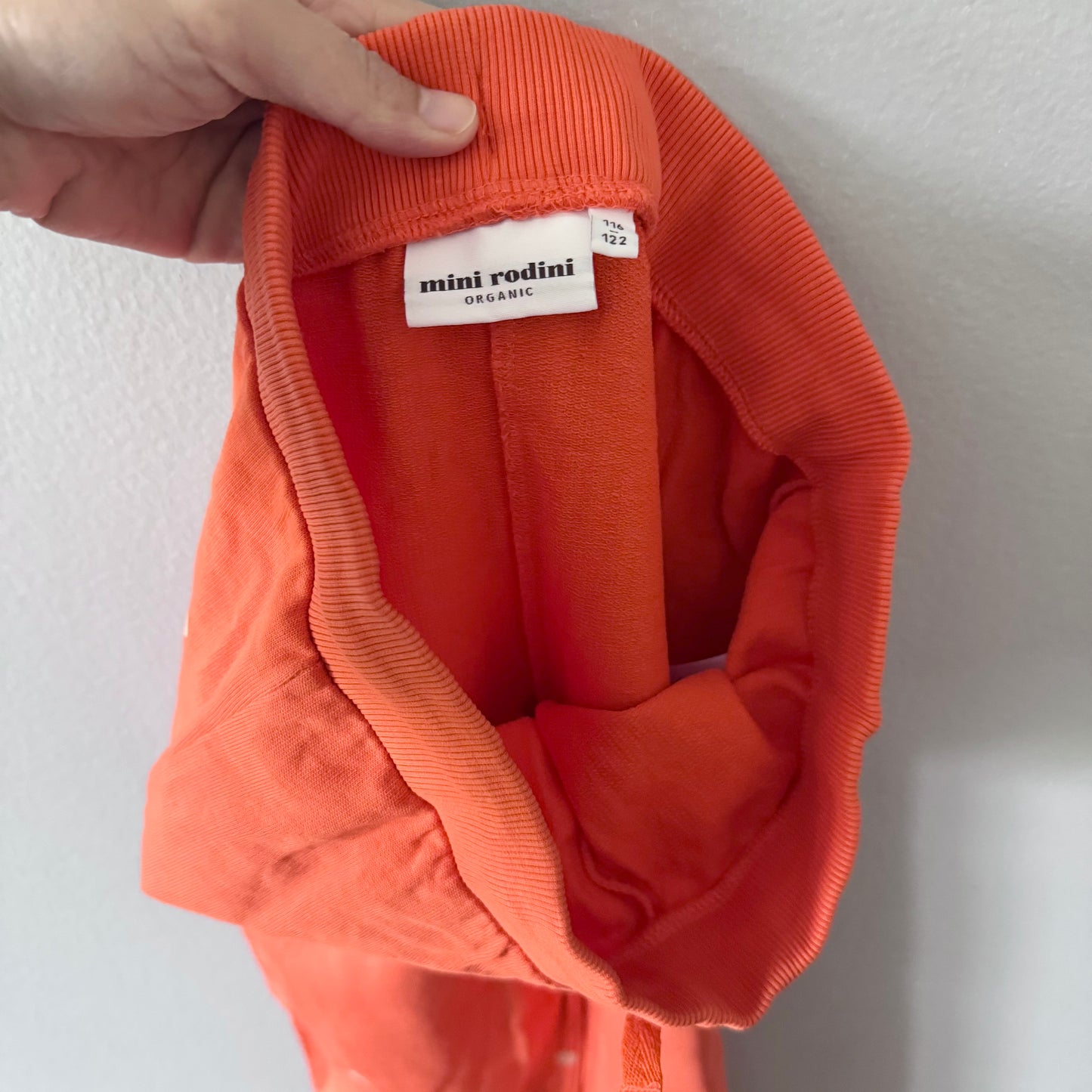 Mini Rodini / Orange sweatpants / 116-122cm(6Y)