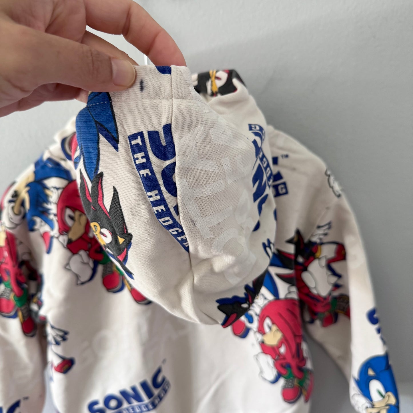 H&M / Sonic hoodie / 18-24M