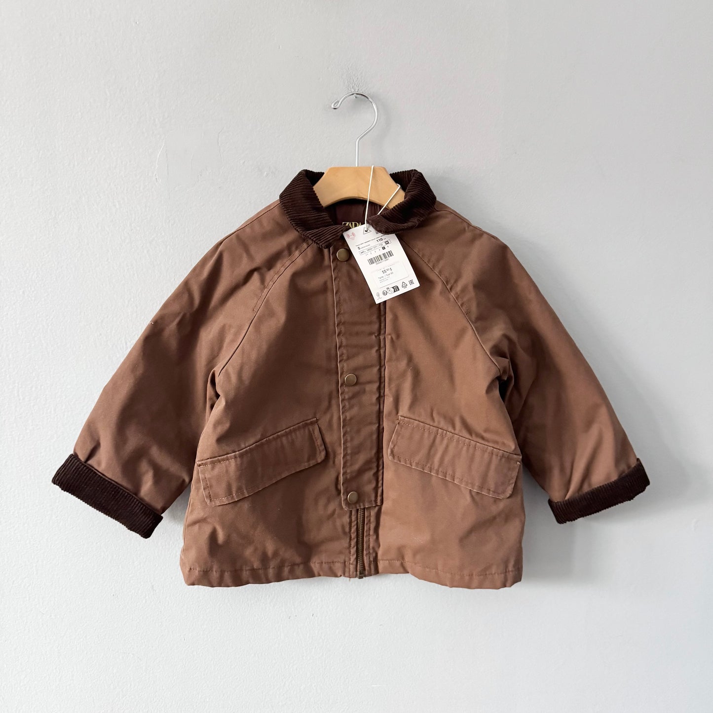 Zara / Brown padded liner jacket / 5Y - New with tag