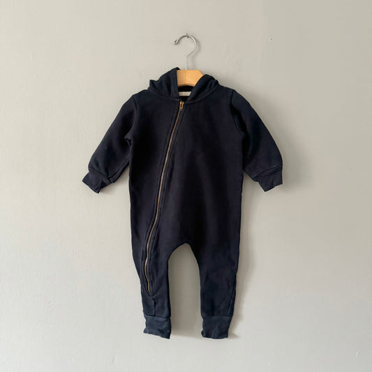 Mini mioche / Navy biker romper / 6-12M