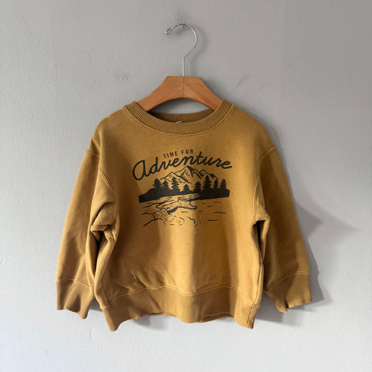 Uniqlo / Mustard sweatshirt / 3Y