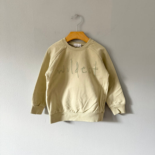 Jamie Kay / "wildest' crewneck / 4Y