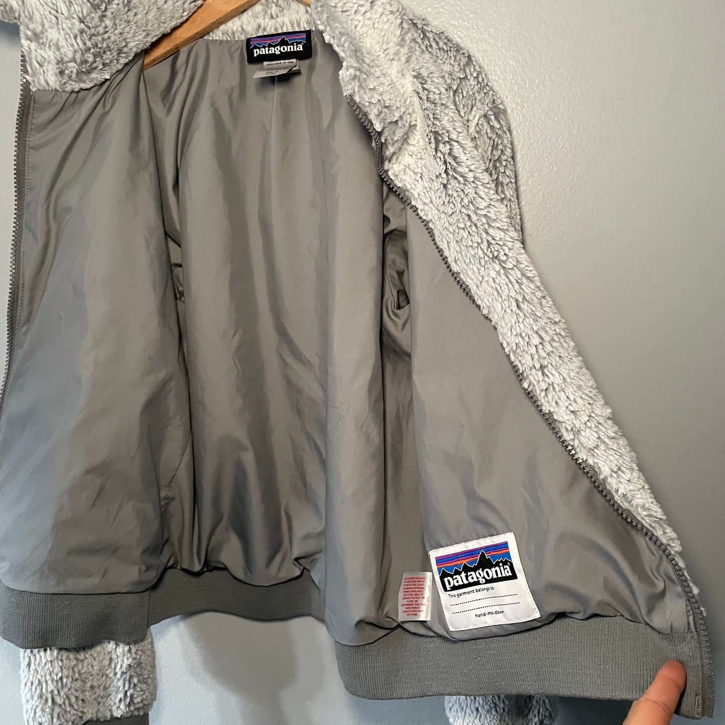 Patagonia / Faux fur jacket / 12Y