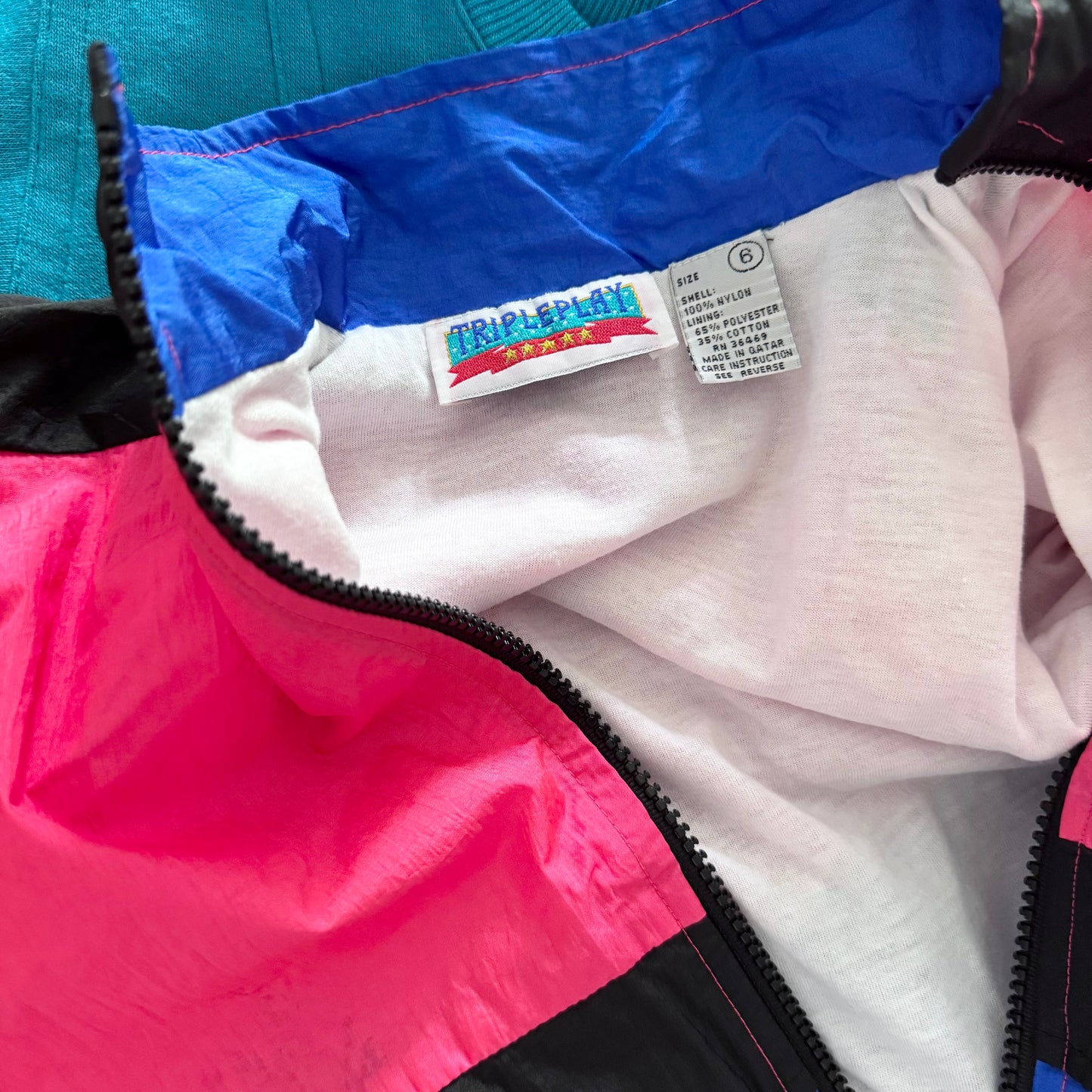Vintage / Nylon jacket & pants set / 5-6Y