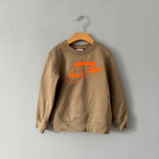 Nike / Camel brown x orange sweatshirt / 5-6Y