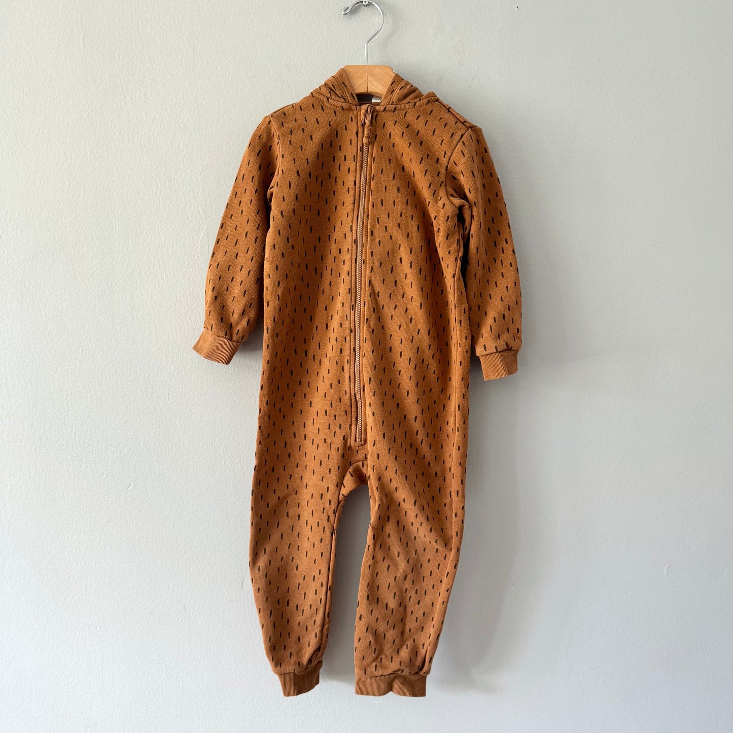 H&M / Brown bear romper / 2-3Y