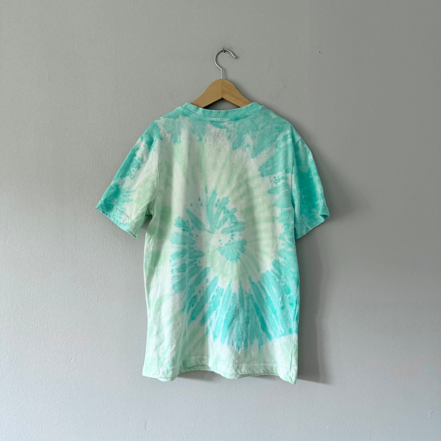 Spongebob / Light green tie dye T-shirt / 7-8Y