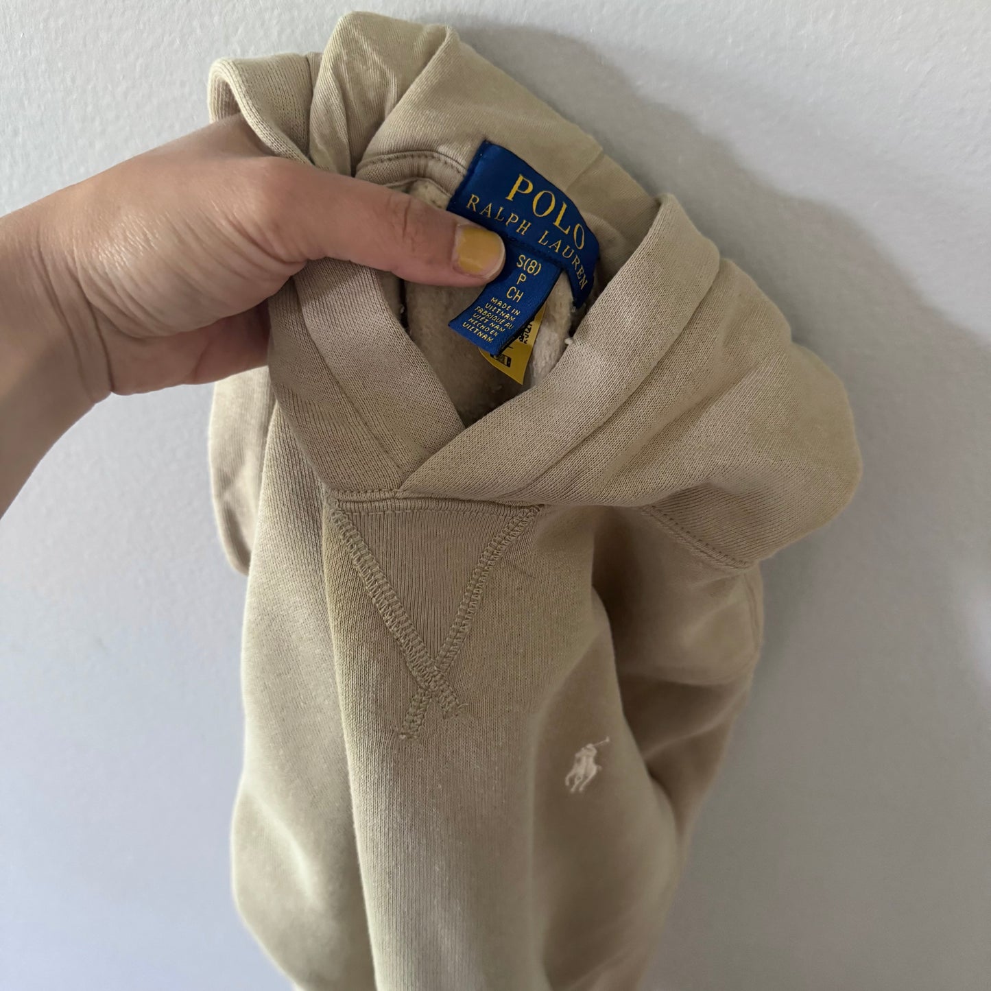 Polo Ralph Lauren / Beige hoodie / 8Y