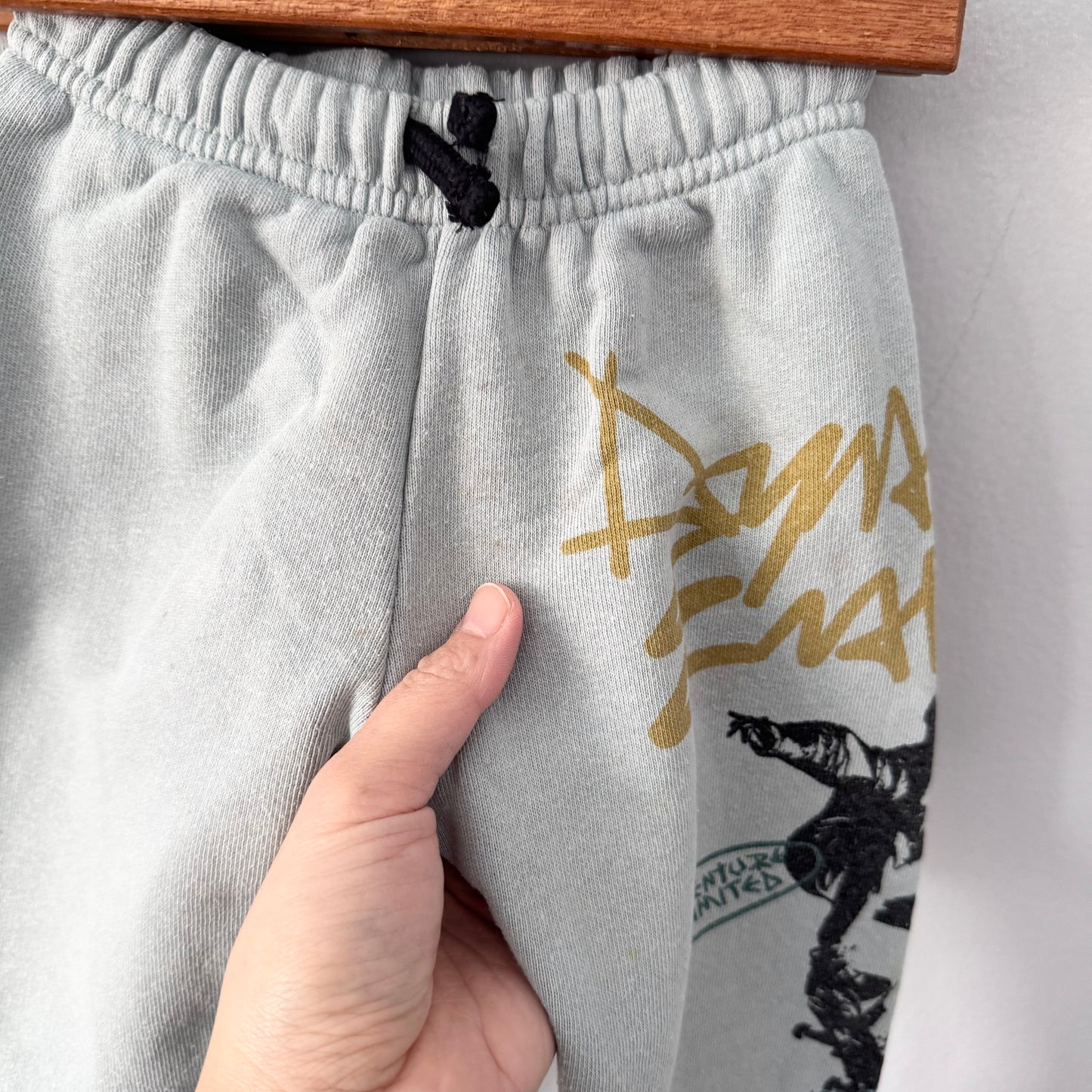 Zara / Pantalon de survêtement bleu fumé / 18-24M