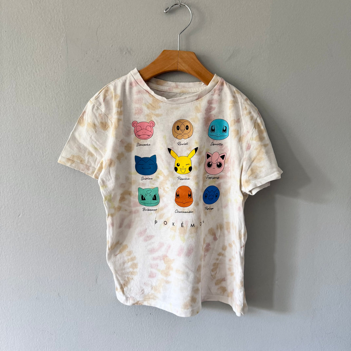 Pokemon / Tie dye T-shirt / 6-7Y