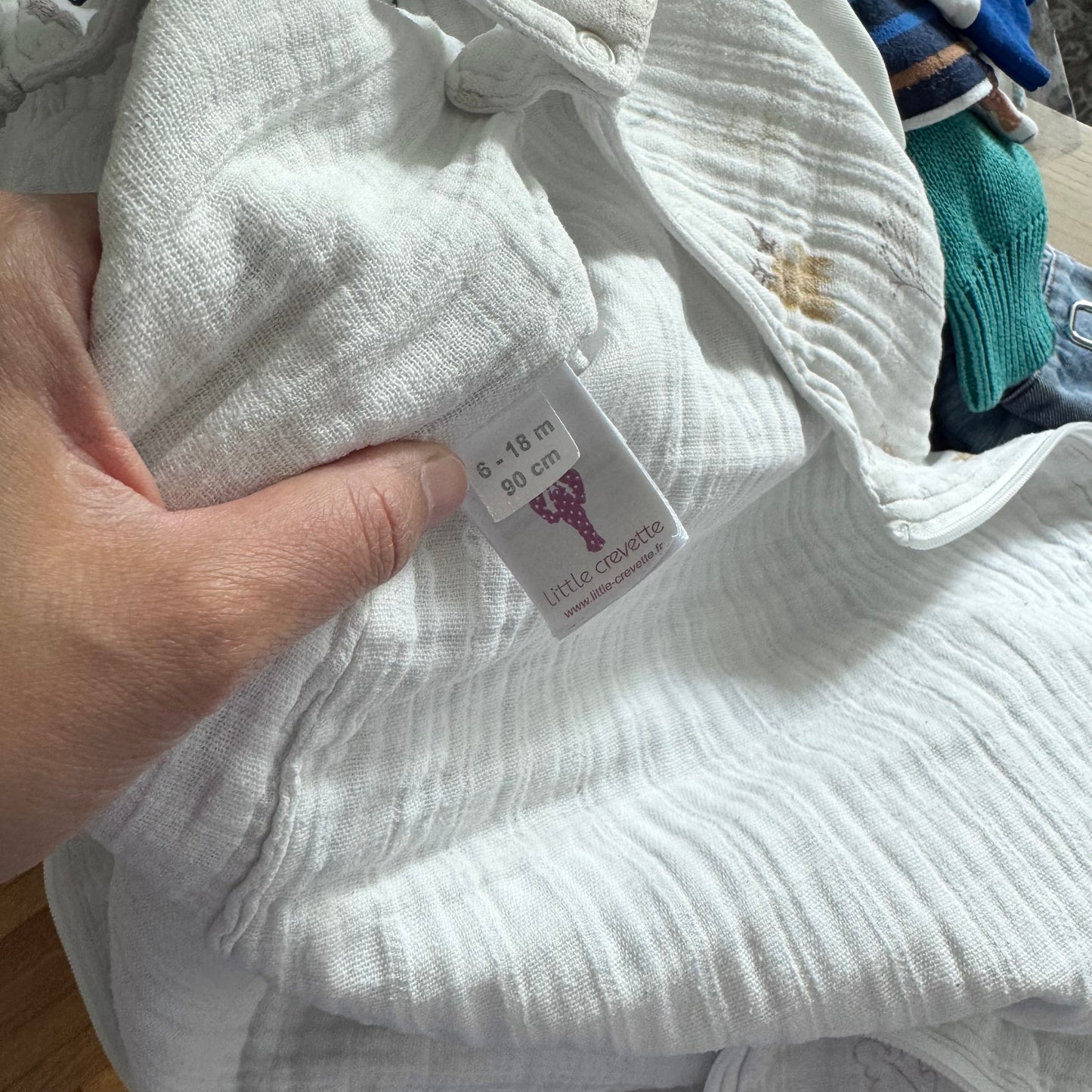 Little Crevette / Muslin sleep sack / 6-18M