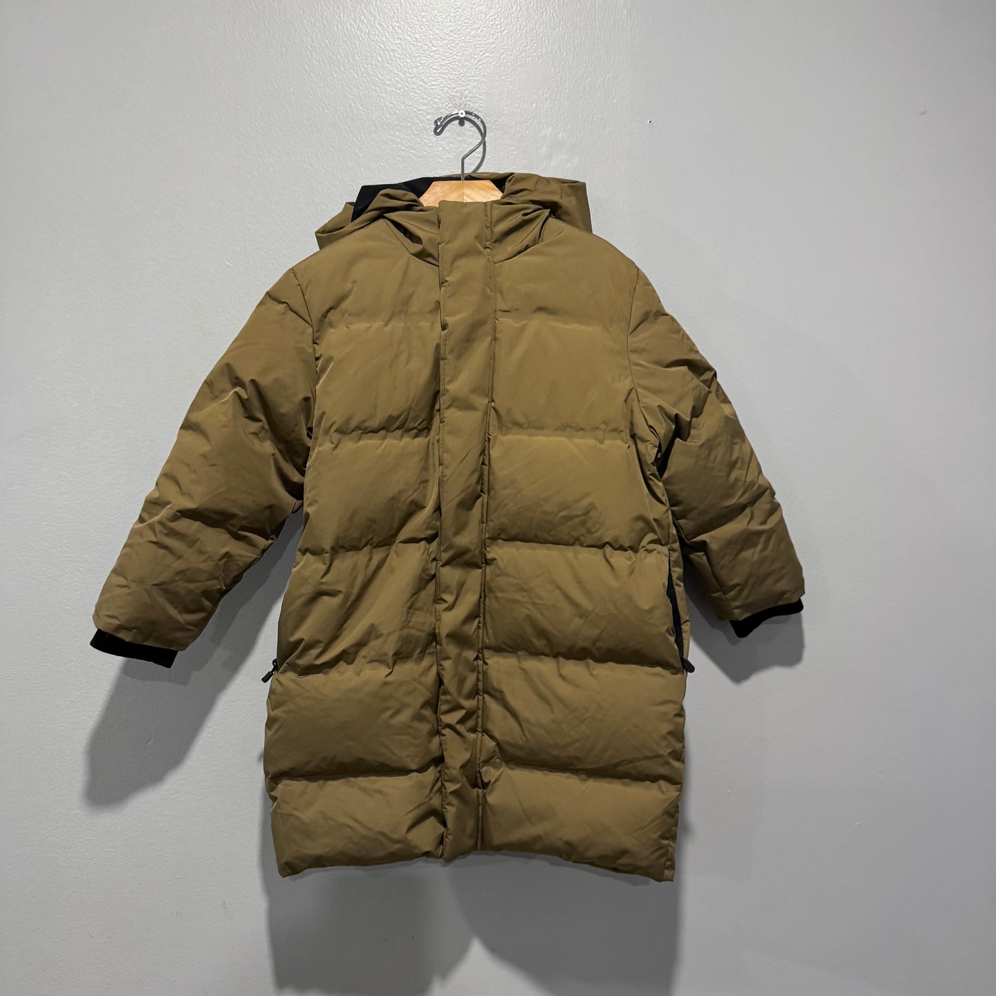 Zara / Brown puffer long jacket / 6Y