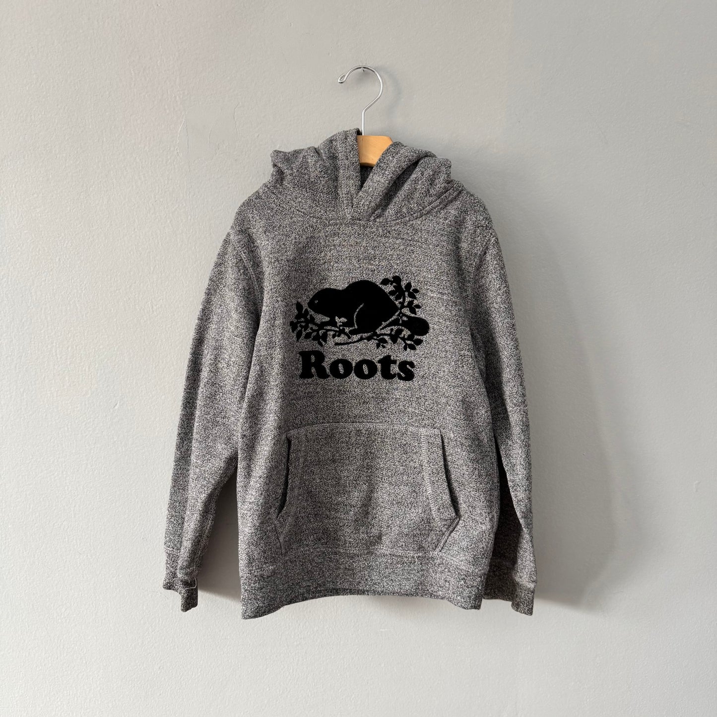 Roots / Salt and pepper hoodie / 7-8Y