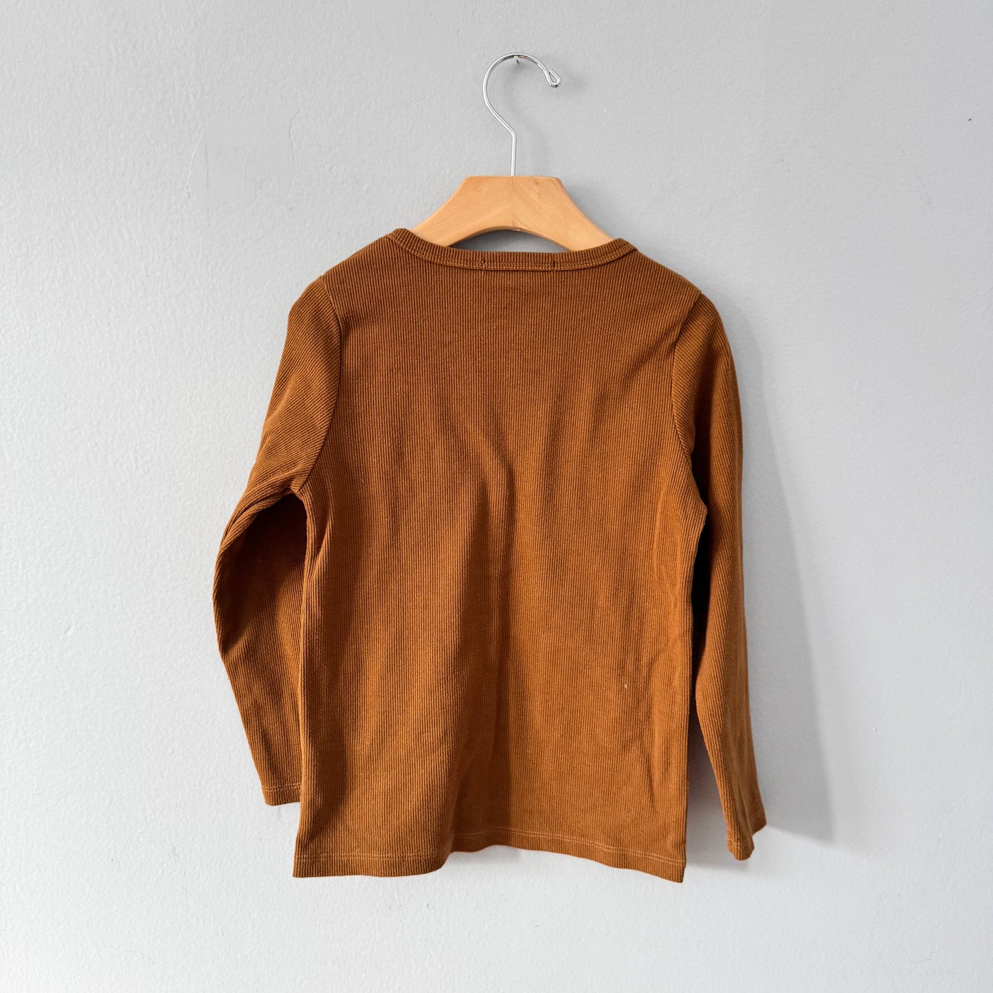 Beau Hudson	/ Ribbed cardigan - Dark mustard / 6Y