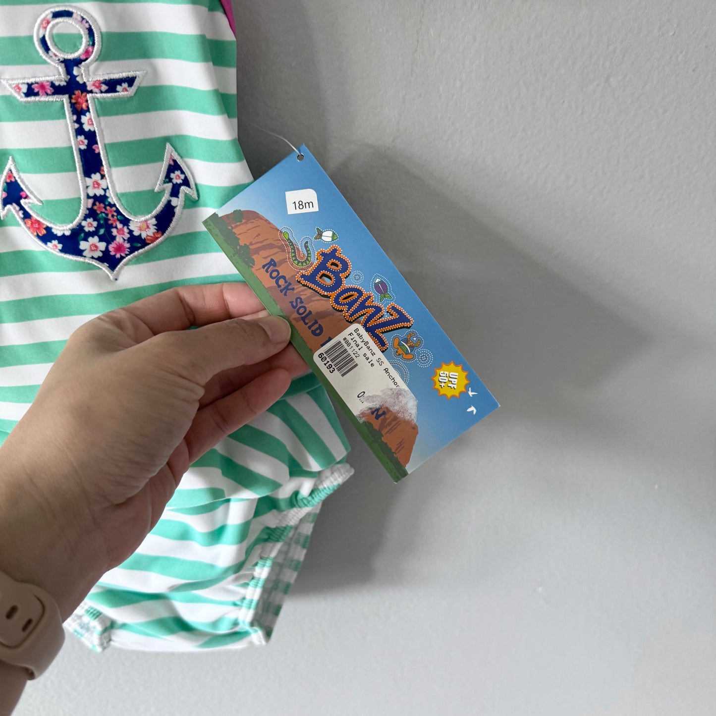 Banz / Maillot de bain Stripe / 18 mois - Neuf avec étiquette