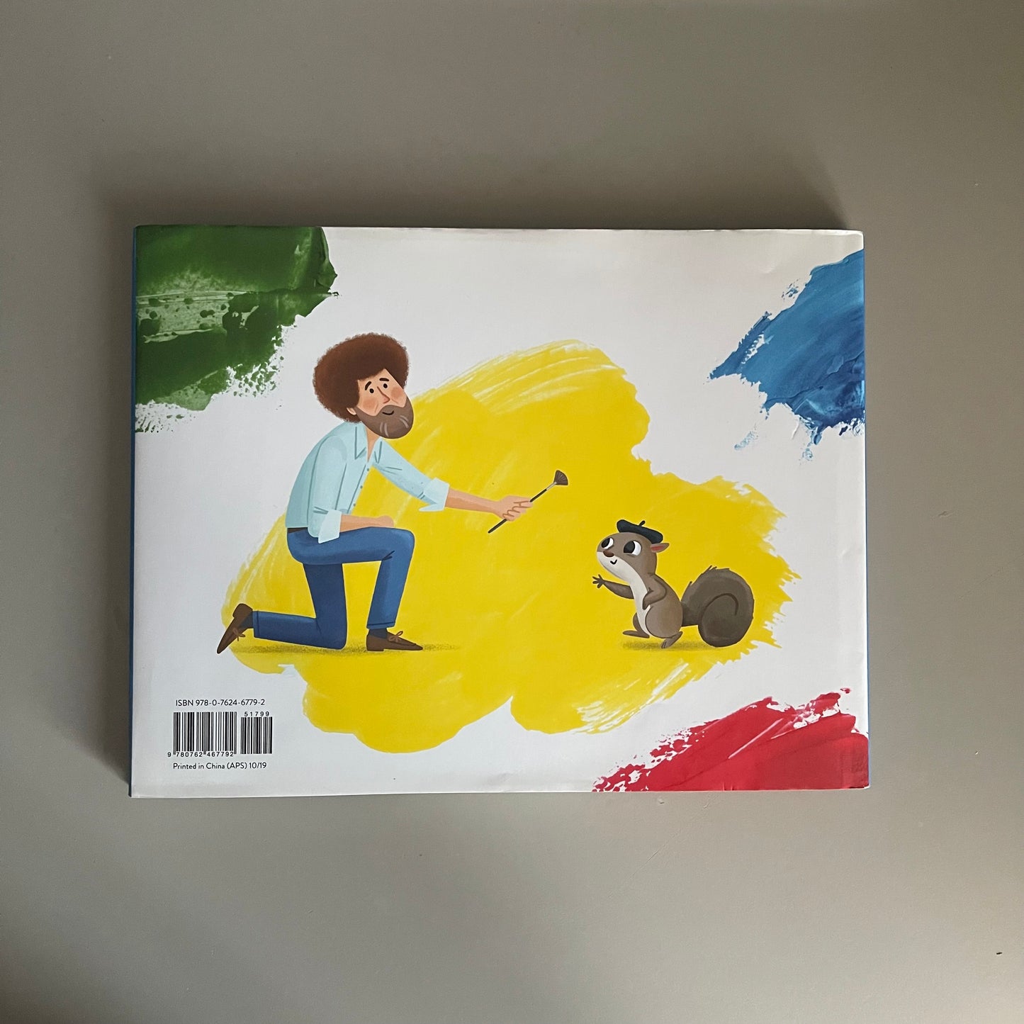 Bob Ross et Peapod l'écureuil