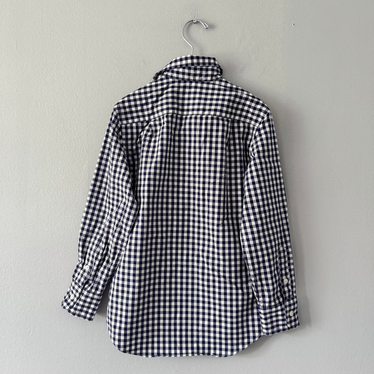 Crewcuts / Navy white shirt / 6-7Y