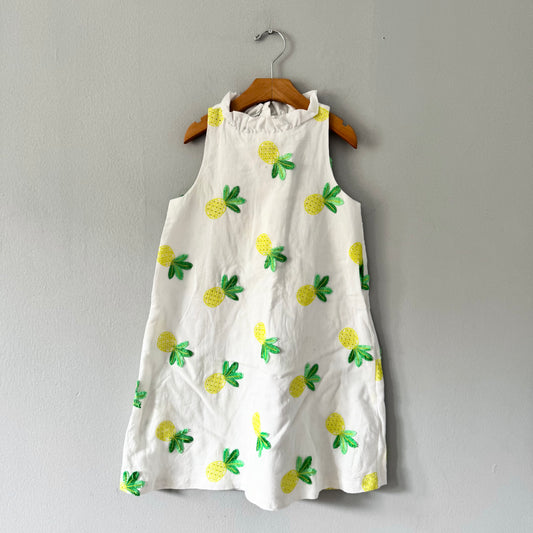 Janie and Jack / Pineapple tank dress / 8Y