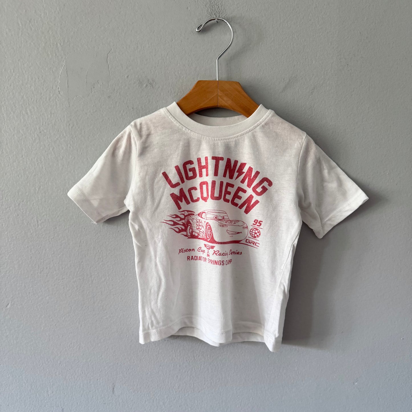 Cars / White T-shirt / 2T