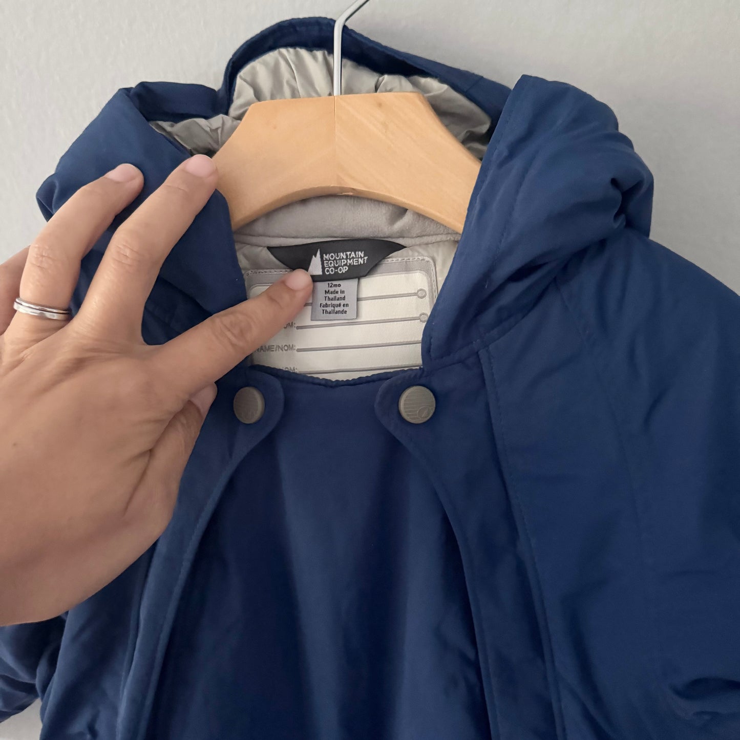 Mec / Navy bunting suit / 12M