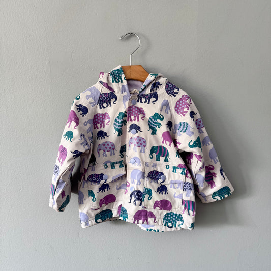 Hatley / White x elephant rain jacket / 18M