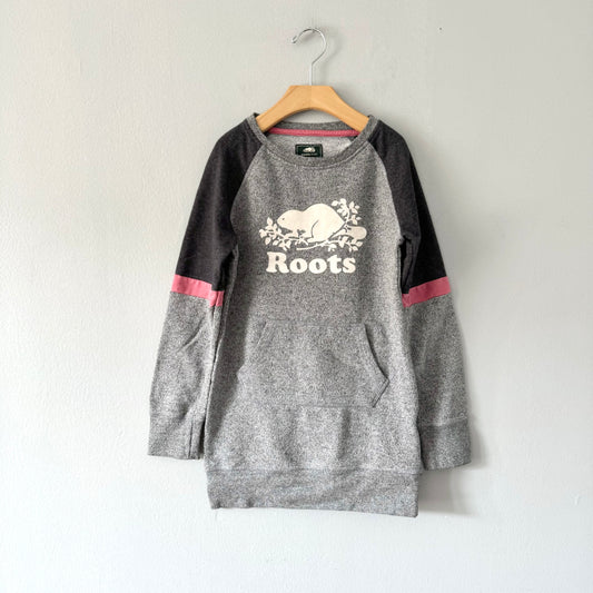 Roots / Long sleeve sweatshirt dress / 7-8Y