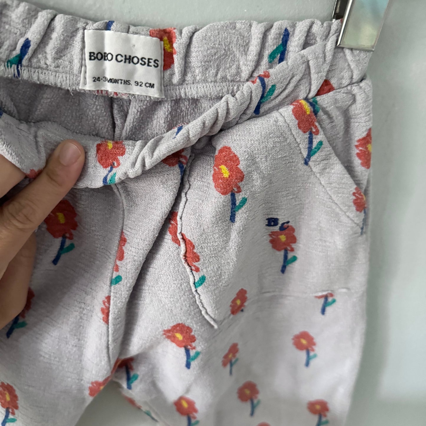 Bobo Choses / Purple x flower pants / 24-36M