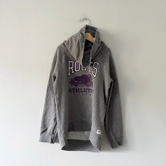Roots / Dark grey turtle neck crew / 7-8Y