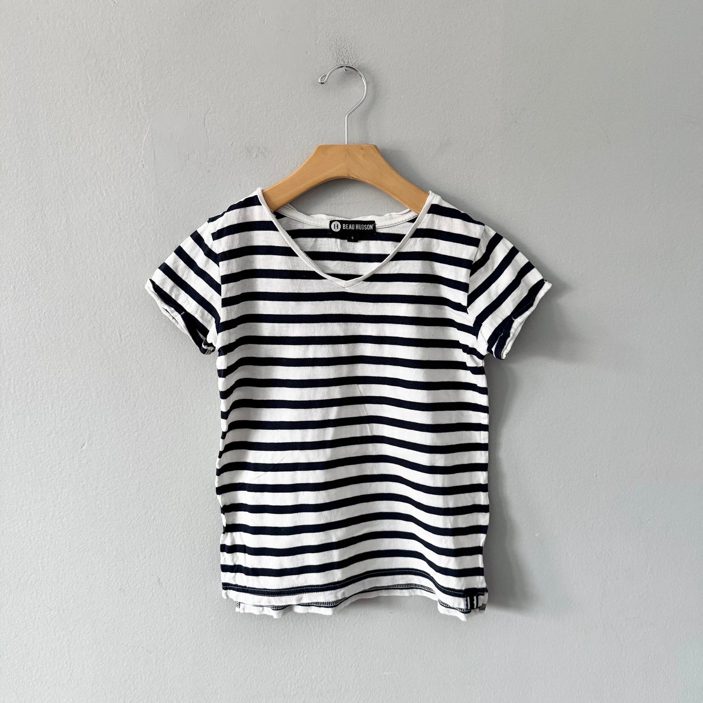 Beau Hudson	/ Stripe T-shirt / 6Y
