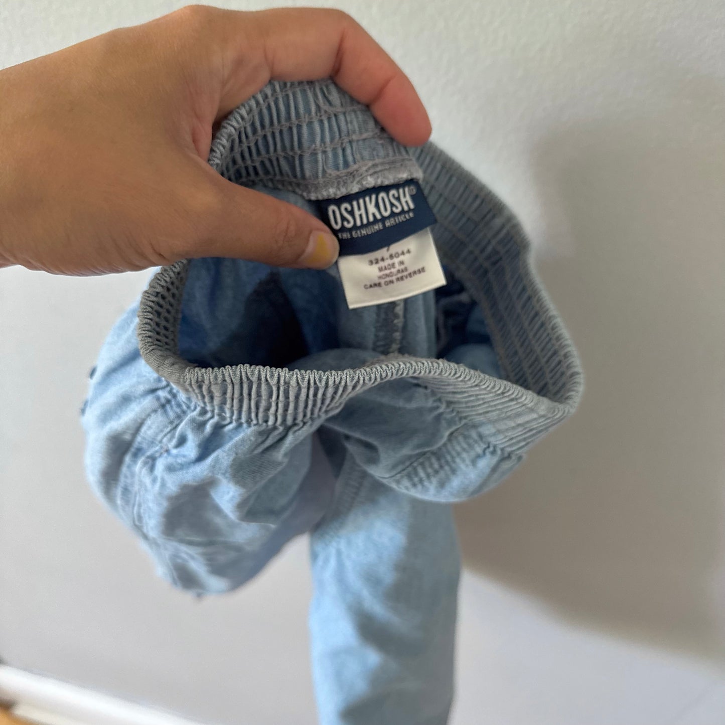 Vintage Oshkosh / Chambray shorts / 7Y