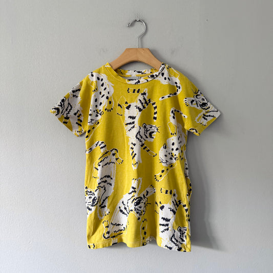 COS / Yellow x tiger dress / 2-4Y