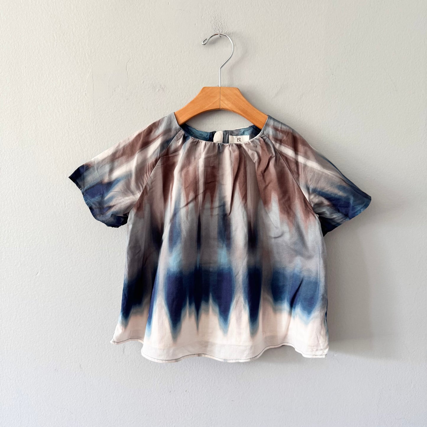 BR baby / Navy x brown top / 5Y