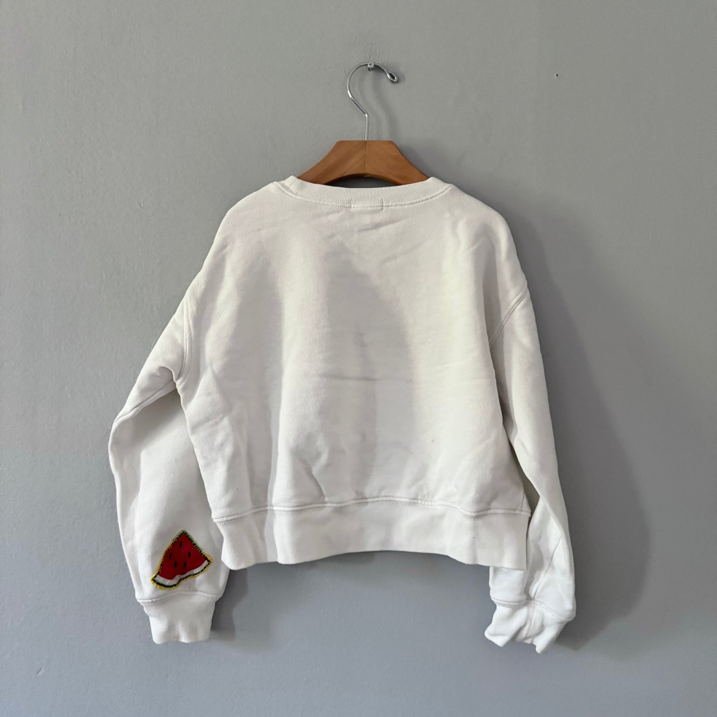 Crewcuts / White NYC sweatshirt / 6-7Y - Mended
