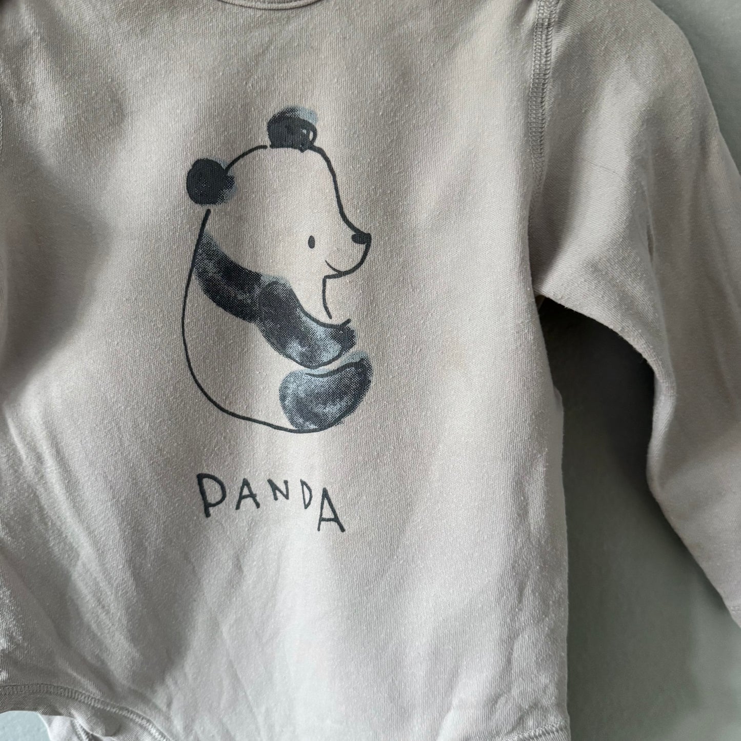 M&S / Combinaison longue en polaire Panda / 18-24 mois