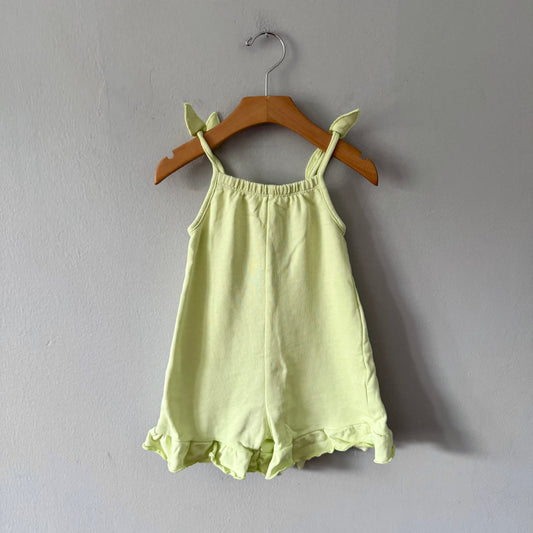 Zara / Light green cami romper / 18-24M
