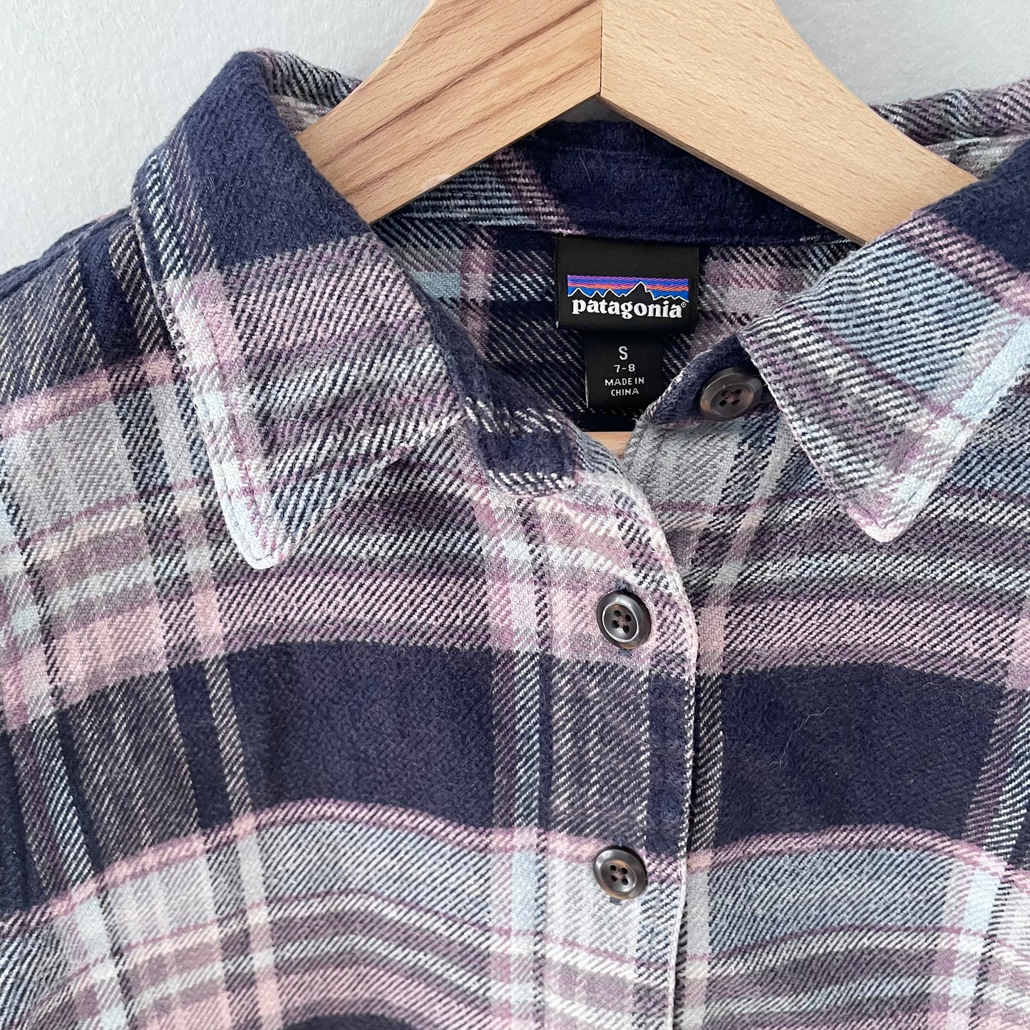 Patagonia / flannel shirt / 7-8Y