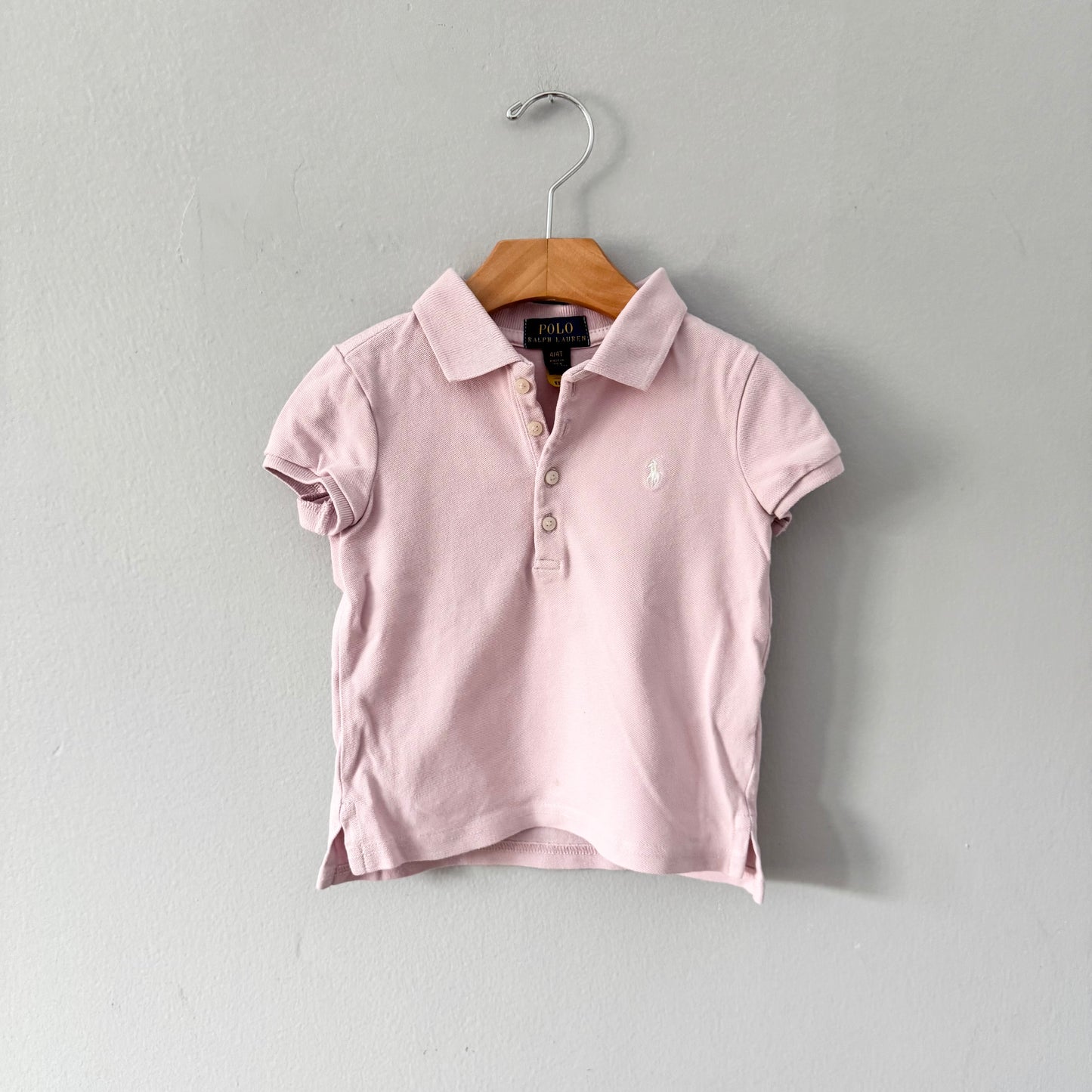 Polo Ralph Lauren / Polo fille rose clair / 4T