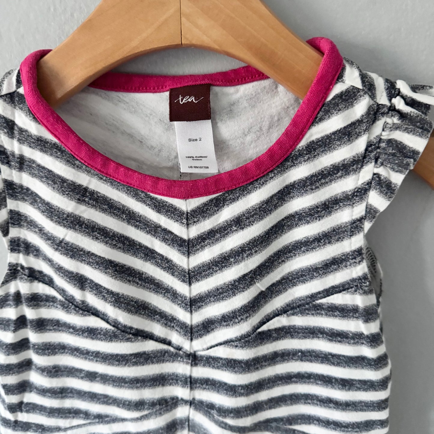 Thé / Robe débardeur à rayures / 2A